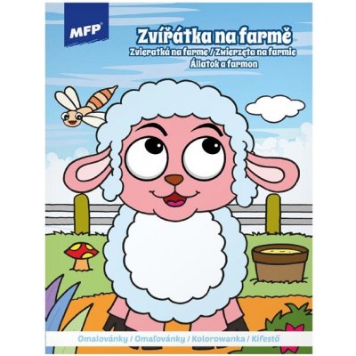 Unipap omalovánky A4 Zvířátka na farmě 210x276mm – Zbozi.Blesk.cz