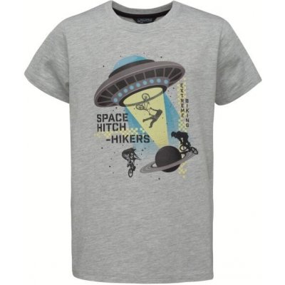 Lewro ASHBY Chlapecké triko šedá – Zboží Dáma