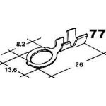 kabelové oko 8,2mm drát 1,5-4mm – Zboží Mobilmania