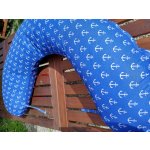 KHC Potah na kojící polštář Miki Obrovský Kotvy na modré – Zboží Dáma