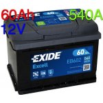 Exide Excell 12V 60Ah 540A EB602 | Zboží Auto
