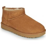 UGG kotníkové boty Classic Ultra Mini hnědé – Zboží Dáma