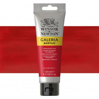 Winsor & Newton Akrylová barva 120 ml Cadmium Red Hue – Sleviste.cz