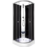 Kerra Evora black sprchový box Rozměr koutu: 80x80cm, 31944_80X – Zboží Dáma