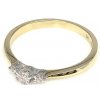 Prsteny Diante Zlatý prsten s briliantem 83000059
