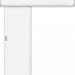Invado Posuvné dveře na stěnu Norma Decor 1 Bílá CPL 70 x 197 cm – HobbyKompas.cz