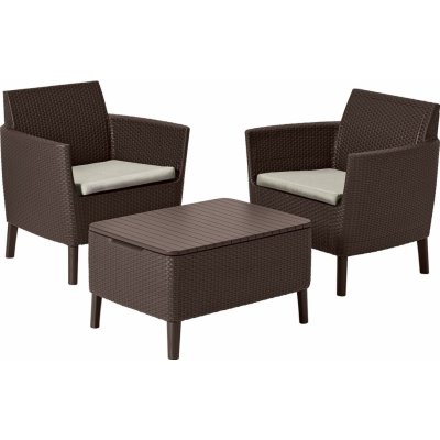 KETER SALEMO Set balkonový, hnědá/béžová 17205935 – Hledejceny.cz