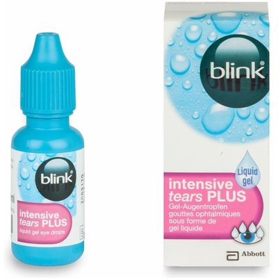 Johnson & Johnson Oční kapky Blink intensive Plus Gel 10 ml – Zboží Dáma