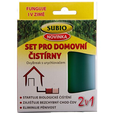 Subio Set pro domovní čov s urychlovačem 50g+80ml – Zbozi.Blesk.cz