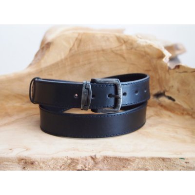 Penny belts pánský kožený černý pásek 9-1-60 dlouhý – Zbozi.Blesk.cz