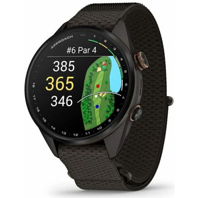 Garmin Approach S72 43 mm, Carbon Gray/Heritage Bronze 010-04147-02 – Hledejceny.cz