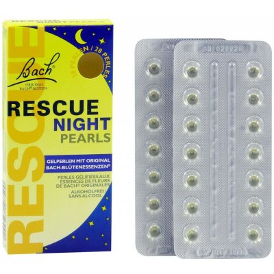 RESCUE Night gelové perly na spaní 28 ks