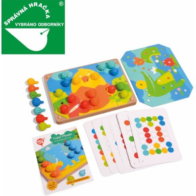 Lucy & Leo 321 Mozaika s pinzetou a vyšívání - herní set s předlohami – Zboží Živě