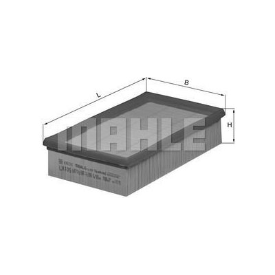 Vzduchový filtr MAHLE LX 105 – Hledejceny.cz