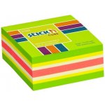 Samolepicí bloček Stick'n by HOPAX Kostka, 51 x 51 mm, 250 lístků, neon zelený mix – Hledejceny.cz
