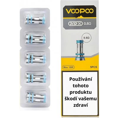 VooPoo PnP-X žhavící hlava 0,8ohm 5ks – Zboží Mobilmania