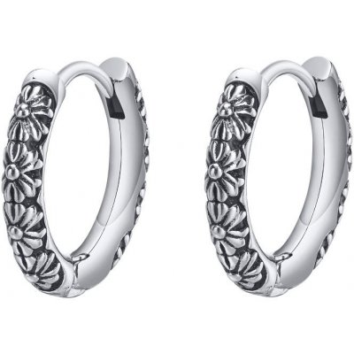 Impress Jewelry ocelové náušnice kruhy Leander stříbrné 2312121853203268 – Zboží Mobilmania