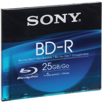 Sony BD-R 25GB 6x, slimbox, 1ks ( BNR25SL)