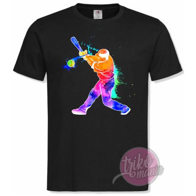 tričko sport Magic baseball černá – Zboží Mobilmania