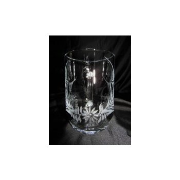 Lužické sklo Sklenice pivní broušený jubilejní půllitr dekor ječmen dárkové balení satén J-394 590 ml 1 Ks