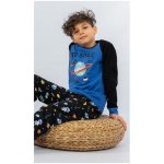 Vienetta Kids dětské pyžamo Vesmír modrá – Zboží Dáma