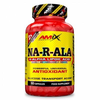 Amix Pro NA-R-ALA Alpha lipoic acid 100 mg 60 kapslí – Hledejceny.cz