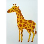 Radost v písku Šablona na pískování žirafa A5 148 x 210 mm – Hledejceny.cz