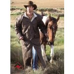 Scippis Australský kabát LONGRIDER COAT Hnědá – Zboží Mobilmania