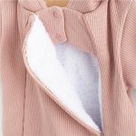 New Baby Zimní kojenecká kombinéza s kapucí Frosty pink – Hledejceny.cz