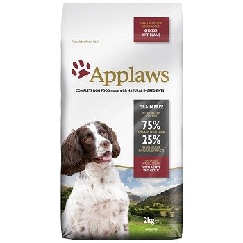 Applaws Dog Adult Small Medium Breed Chicken Lamb 2 kg