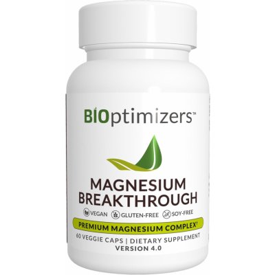 BiOptimizers Hořčík Magnesium Breakthrough 60 kapslí – Hledejceny.cz