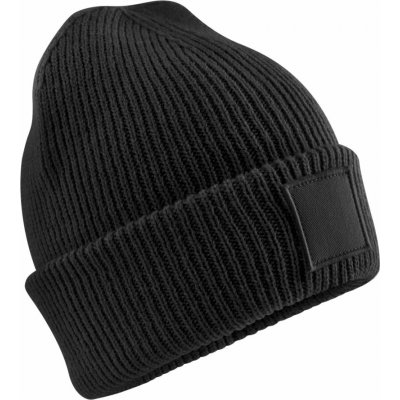 Beechfield Zimní čepice s nášivkou B336R Black ize – Hledejceny.cz