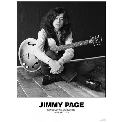 Plakát, Obraz - Jimmy Page - January 1970 Berkshire, (59.4 x 84.1 cm) – Hledejceny.cz