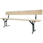 HTI Pivní set skládací s opěrkou Farblos 220 x 50 x 3 – Zboží Dáma