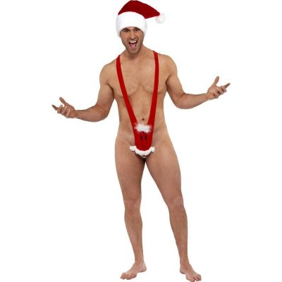 Smiffys.com Kostým Slipy Sexy Santa – Zboží Mobilmania