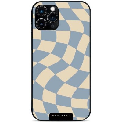 Mobiwear Glossy - Apple iPhone 11 Pro - GA59G Modrá a béžová šachovnice