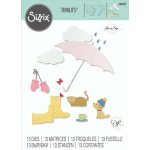 Sizzix Thinlits deštivý den 13 ks vyřezávací šab – Hledejceny.cz
