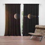 Sablio Závěs Planety: 2ks 140x250cm – Hledejceny.cz