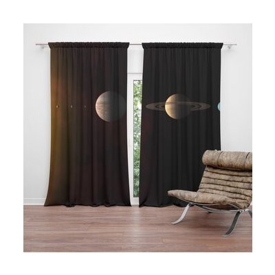 Sablio Závěs Planety: 2ks 140x250cm – Hledejceny.cz