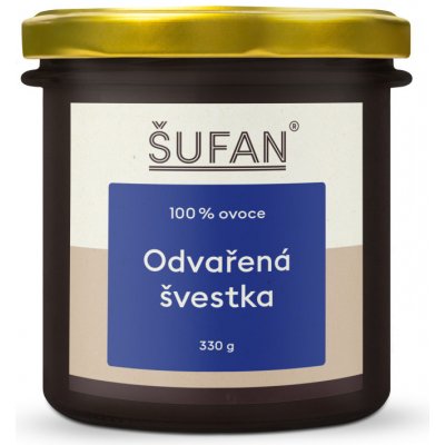 Šufan odvařená švestka 330 g – Zboží Dáma