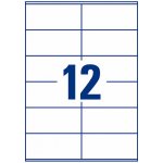 Avery Zweckform L7875-20 Super lepivé etikety 105x48mm 240 ks bílá – Zboží Dáma