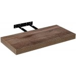 STILISTA Nástěnná police VOLATO tmavé dřevo 50 cm – Zboží Mobilmania