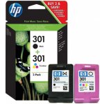 HP 301 originální inkoustová kazeta dvojbalení černé N9J72AE – Zboží Živě