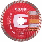 EXTOL PREMIUM 108752 kotouč diamantový řezný, turbo - suché i mokré řezání, O 125x22,2x2mm – Hledejceny.cz