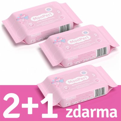 MonPeri dětské vlhčené ubrousky 20 ks – Zboží Dáma