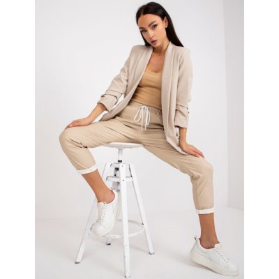 Italy Moda dámské sako george -dhj-ma-7684.15p-beige – Zboží Dáma