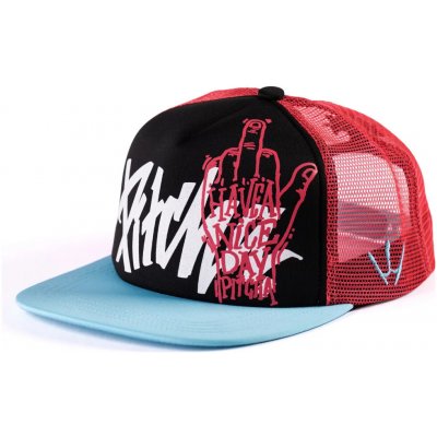 Pitcha NICE DAY trucker snapback turquoise/pink – Sleviste.cz
