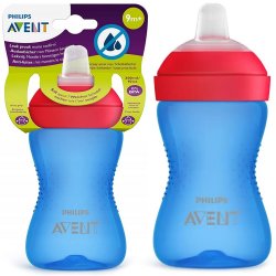 Avent netekoucí hrneček jemná hubička modrá 300 ml