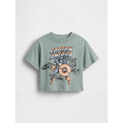 Baby oversize tričko Gap & Marvel Zelená – Sleviste.cz