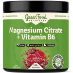 GreenFood Nutrition Magnesium Citrate + Vitamin B6 - Malina 150 g – Hledejceny.cz